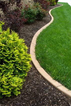 Landscape edging by Wilber & Son Landscaping LLC.