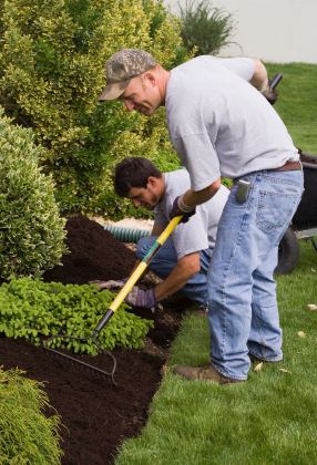 Spring cleanup by Wilber & Son Landscaping LLC.