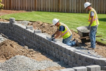 Retaining Wall in Baton, North Carolina by Wilber & Son Landscaping LLC